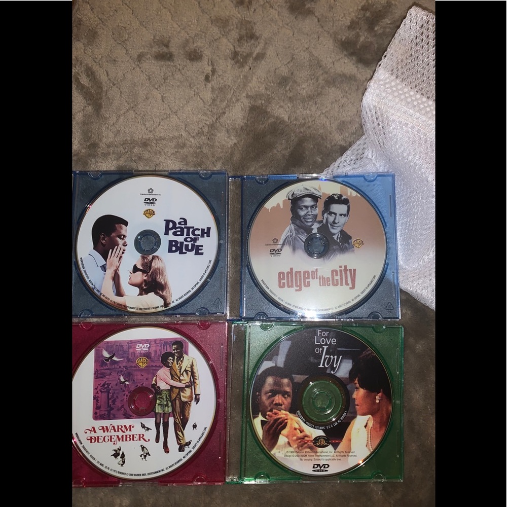 SOLD 🛑 Sidney Poitier Movie DVD Set